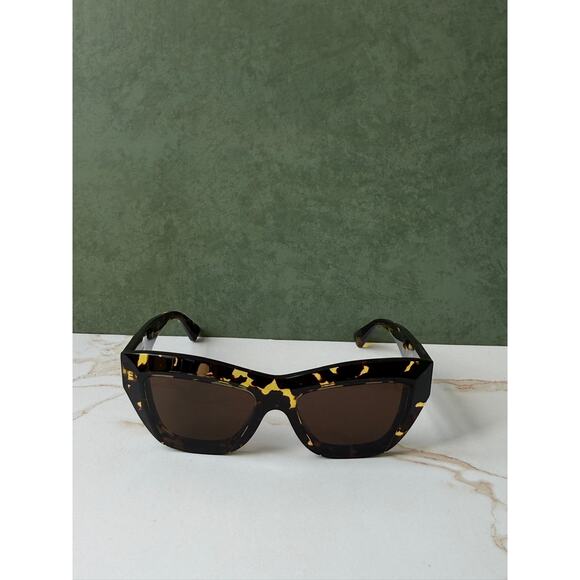 NEW Bottega Veneta BV1218S Tortoise Brown Cat Eye Sunglasses main image 8